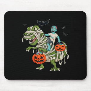Tapis De Souris Halloween Zombie équitation T Rex Fun Boys Filles 