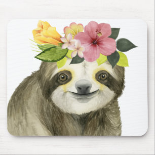 Tapis De Souris Halo tropical   Sweet Sloth