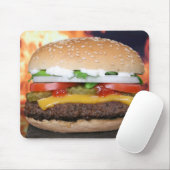 Tapis De Souris Hamburger (Avec souris)