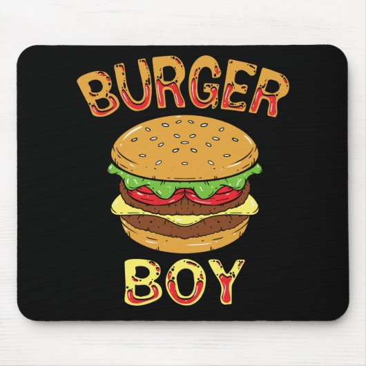 Tapis De Souris HAMBURGER Burger boy (Devant)