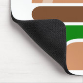 Tapis De Souris Hamburger restauration rapide un sandwich (Coin)