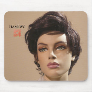 Tapis De Souris HAMbWG Mannequin Pad souris avec code qr