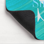 Tapis De Souris HAMbWG - Monogramme à spirale aquatique (Coin)