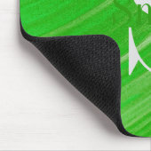 Tapis De Souris HAMbWG - Monogramme à spirale verte (Coin)