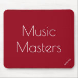 Tapis De Souris HAMbyWG - Pad souris - Masters de musique<br><div class="desc">HAMbyWG - Pad de souris - Masters de musique - Aimez cette couleur rouge! Ajoutez simplement votre nom, votre nom d'entreprise ou votre message !</div>