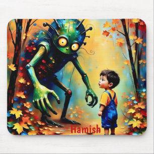 Tapis De Souris HAMISH ~ Monstre Halloween ~