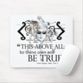 Tapis De Souris Hamlet "… posséder l'individu soit… "citation (Avec souris)