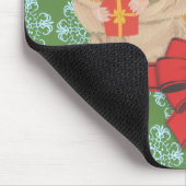 Tapis De Souris Hammy Christmas Hamster Noël (Coin)