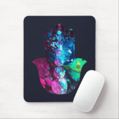 Tapis De Souris Hamsa cosmique (Avec souris)