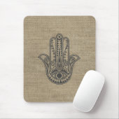 Tapis De Souris HAMSA Main de Fatima symbole amulet (Avec souris)
