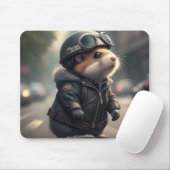 Tapis De Souris Hamster Biker (Avec souris)