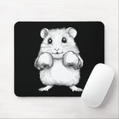 Tapis De Souris Hamster Cute Boxe (Avec souris)