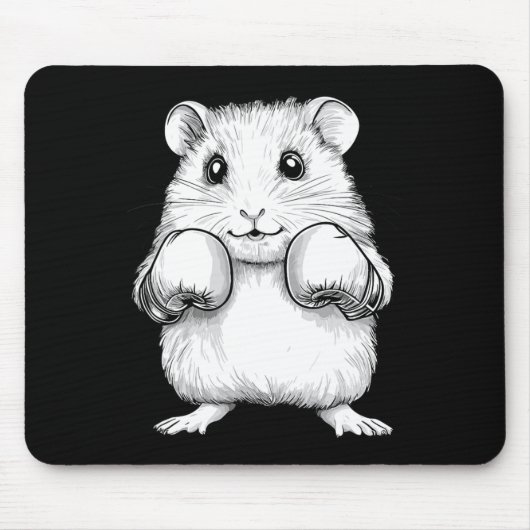 Tapis De Souris Hamster Cute Boxe (Devant)