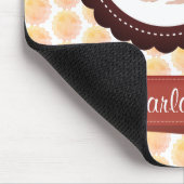 Tapis De Souris Hamster de filles rouges et roses (Coin)