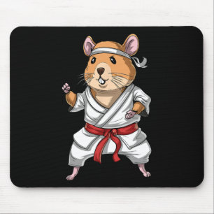 Tapis De Souris Hamster Karate Ninja Jiu-jitsu Judo Taekwondo Mart
