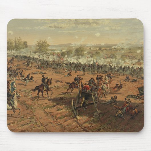 Tapis De Souris Hancock à Gettysburg par Thure de Thulstrup (Devant)