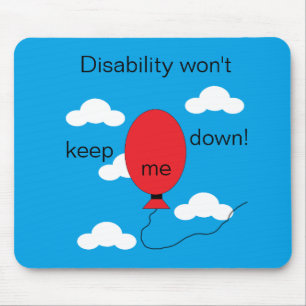 Tapis De Souris Handicap ne me laissera pas tomber !