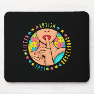 Tapis De Souris Handicap sensibilisation sur l'autisme Mois 2