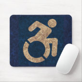 Tapis De Souris Handicap Texté (Avec souris)