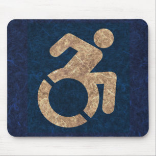 Tapis De Souris Handicap Texté