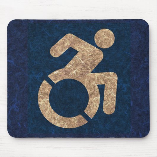 Tapis De Souris Handicap Texté (Devant)