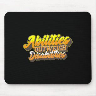 Tapis De Souris Handicap World Down Syndrome Day Femmes Enfants