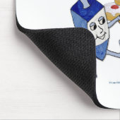 Tapis De Souris Hanoukka Dancing Dreidels et Jelly Doughnut (Coin)