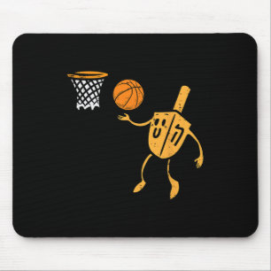 Tapis De Souris Hanoukka Dreidel Basketball Chanukah Hommes juifs