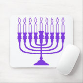 Tapis De Souris Hanoukka Menorah (Avec souris)
