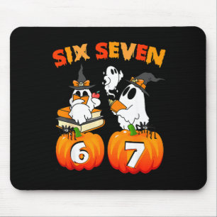 Tapis De Souris Hanté par 67 - Drôle de fantôme citrouille Hallowe