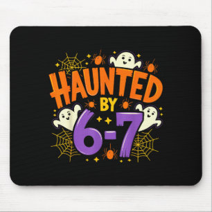 Tapis De Souris Hanté par 67 drôle Six Seven Meme Soky Fantôme Sal
