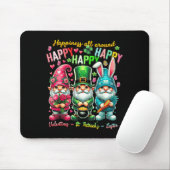 Tapis De Souris Hapness Allaround Gnome Happy Valentine St Patrick (Avec souris)