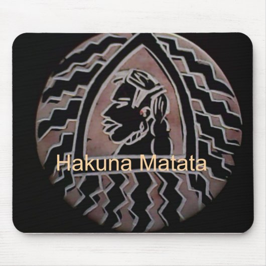 Tapis De Souris Hapo Sasa Hakuna Matata (Devant)