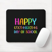 Tapis De Souris Happy 67 Days Of School Math Teacher Students Six (Avec souris)