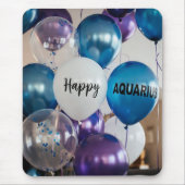 Tapis De Souris Happy Aquarius MousePad (Devant)