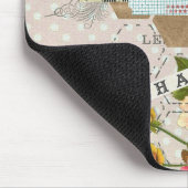 Tapis De Souris Happy Digital Bird collage (Coin)