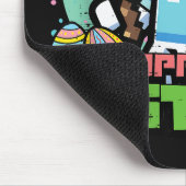 Tapis De Souris Happy Easter Bunny Pixel Game  (Coin)