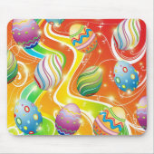 Tapis De Souris Happy Easter Eggs Festive Pattern (Devant)