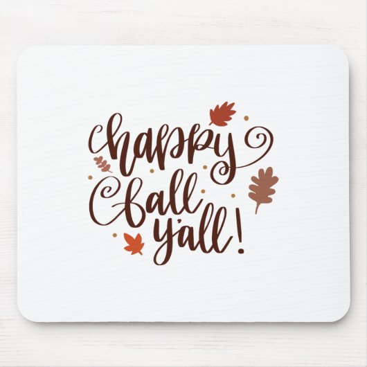 Tapis De Souris Happy Fall (Devant)