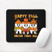 Tapis De Souris Happy Fall Bruhem All Teeth Thanksgiving Dental De (Avec souris)