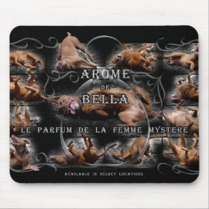 Tapis De Souris Happy Goofy Chocolate Lab Pit Mix Chien Collage