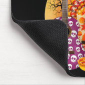 Tapis De Souris Happy Hallothanksmas Guitar Halloween Thanksgiving (Coin)