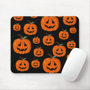 Tapis De Souris Happy Halloween Jack-o'-lantern Illustration Art
