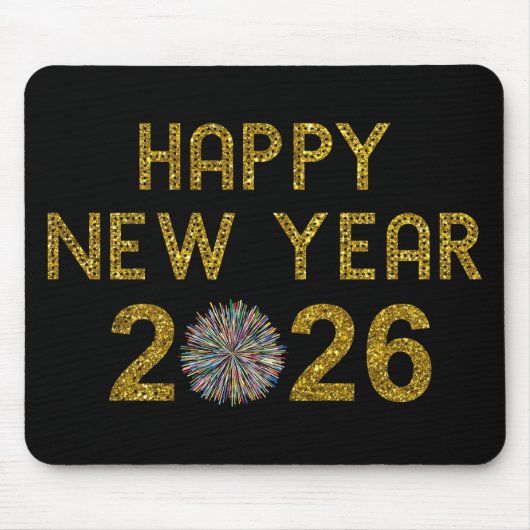 Tapis De Souris Happy New Year 2026 (Devant)