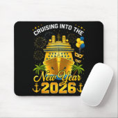 Tapis De Souris Happy New Year 2026 Cruising Into The New Year 202 (Avec souris)