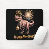 Tapis De Souris Happy New Year 2026 Dinosaur Funny Dino Tee For Ad (Avec souris)