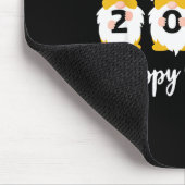 Tapis De Souris Happy New Year 2026 Gnomes Leopard Print Gnomies G (Coin)