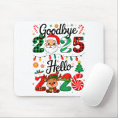 Tapis De Souris Happy New Year 2026 Goodbye 2025 Hello 2026  (Avec souris)