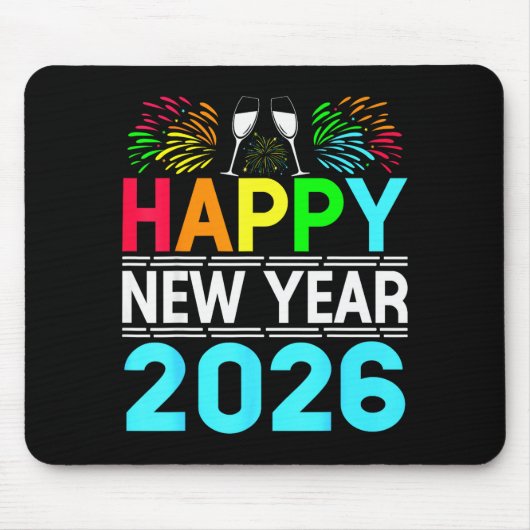 Tapis De Souris Happy New Year 2026 Nye Party - Funny New Years Ev (Devant)