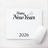 Tapis De Souris Happy New Year Custom Present (Avec souris)